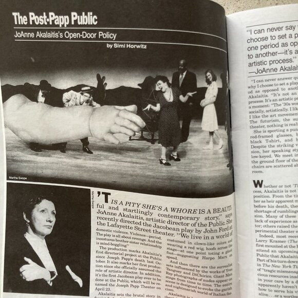 Val Kilmer Wendell Pierce Theater Week Magazine April 20 1992 Address Label Att - Picture 4 of 4